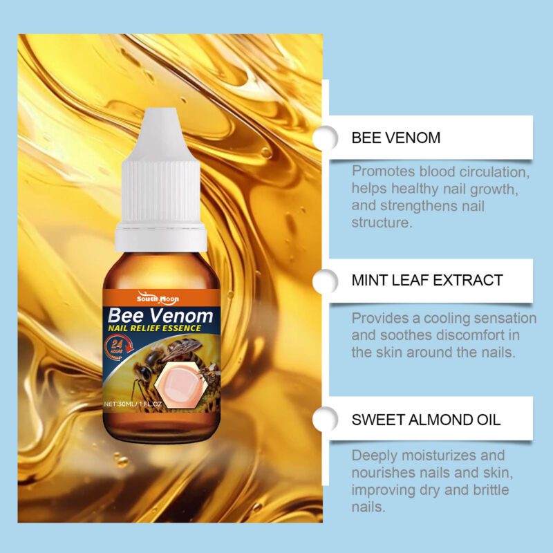 Natural Nail Care Spray with Almond Oil & Vitamin E for Nails & Cuticles - Image 3