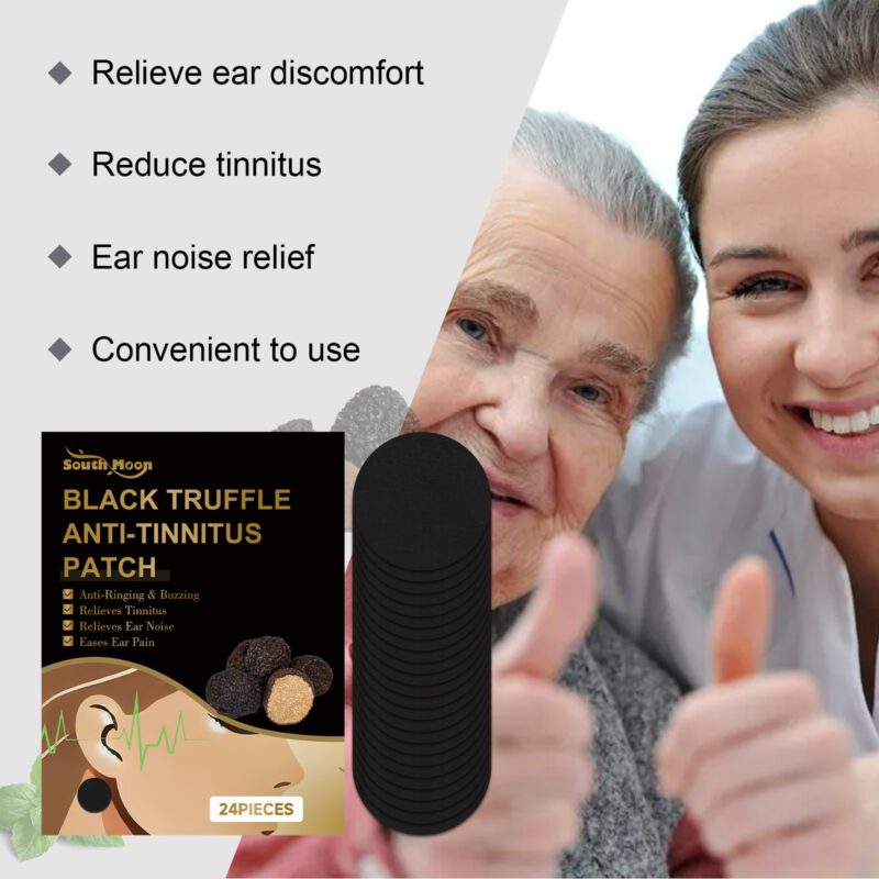 Black Truffle Ear Patches – Natural Soothing Ear Comfort & Gentle Care - Image 3