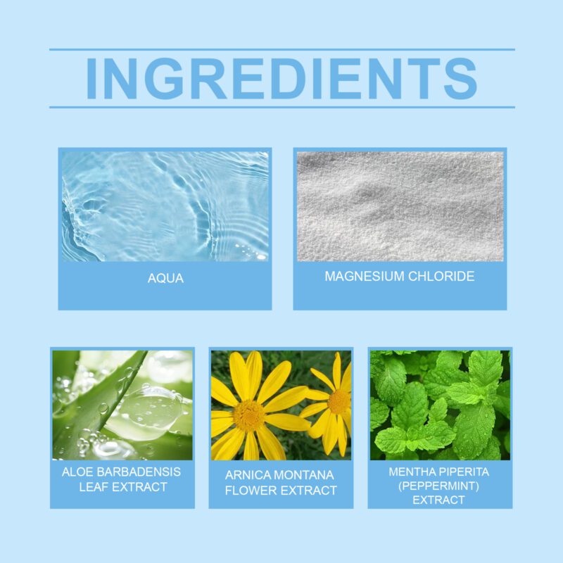 Daily Care Sleep Spray with Natural Arnica and Peppermint Fragrance - Image 5
