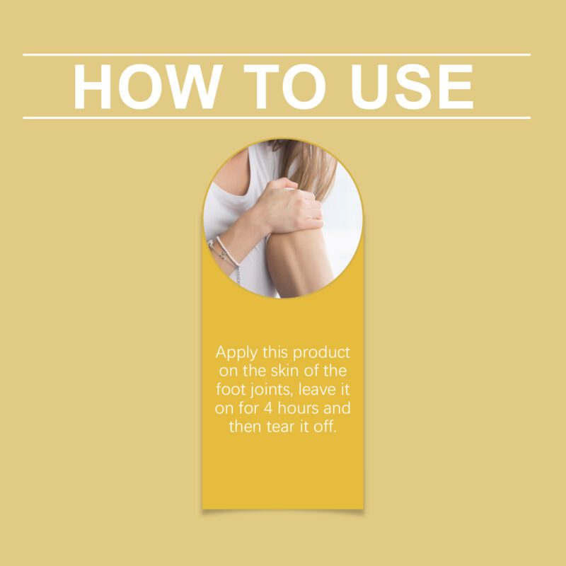 Natural Bee Venom Foot Patch Lemon Ginger - Soothing Joint Care - Image 6
