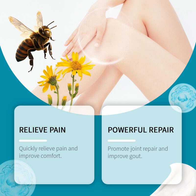 Natural Bee Venom Body Cream, Moisturizing & Soothing Daily Skincare - Image 3