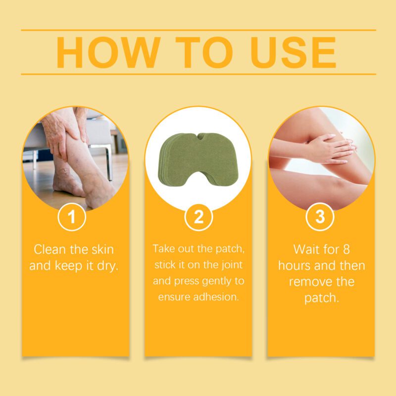 Natural Knee & Body Patch with Peppermint & Vitamin E - Daily Soothing Comfort - Image 6