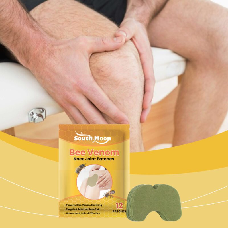 Natural Knee & Body Patch with Peppermint & Vitamin E - Daily Soothing Comfort - Image 2