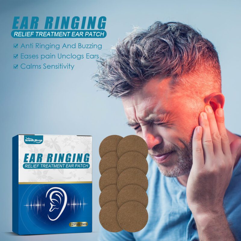 Daily Ear Care Patch with Natural Wood & Vine Extract - 12 Pcs - Image 2
