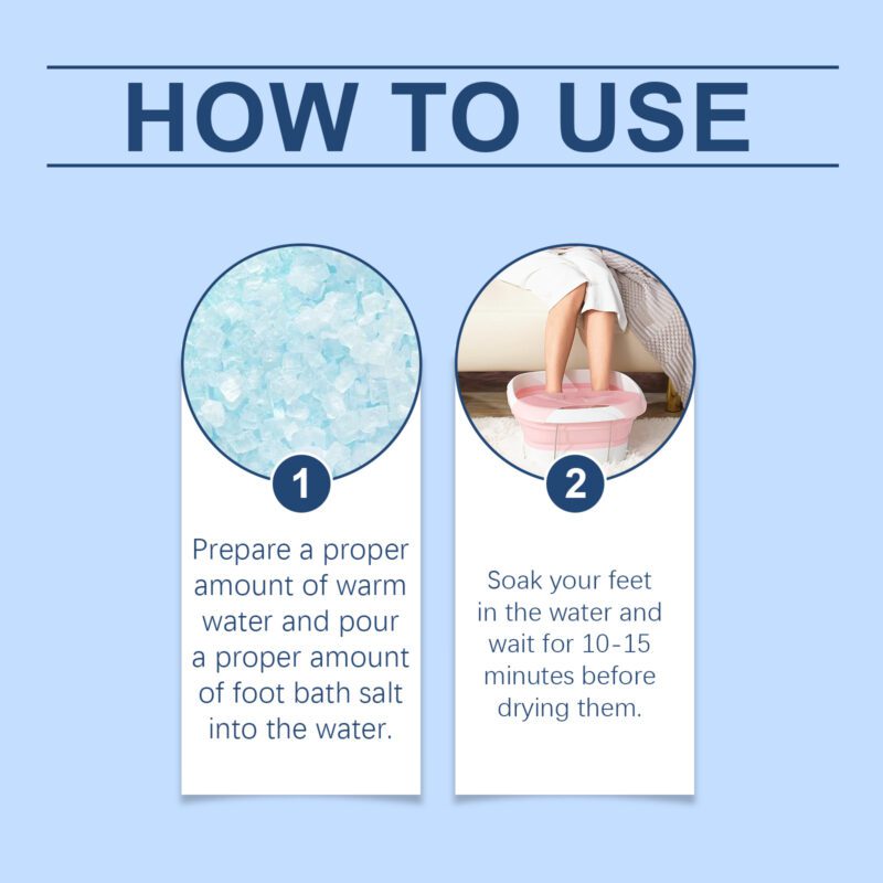 Natural Foot Bath Salts - Soothing Daily Care with Essential Oils - Image 6