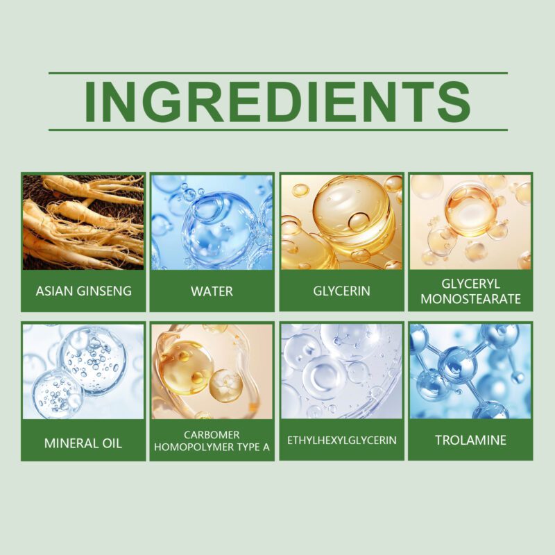 Men's Ginseng Essence Daily Cream - Gentle Nourishing Body Moisturizer - Image 5