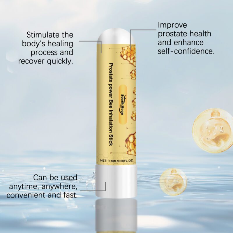 Men's Natural Nasal Inhaler with Menthol & Bee Venom - Portable Refresh - Image 3